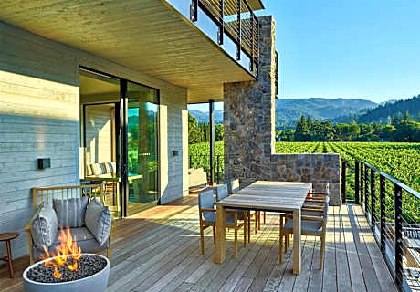 King Room with Vineyard View, Pool View and Balcony