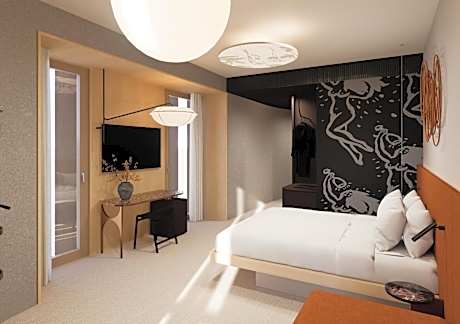 Superior Double Room with Extra Bed and Balcony