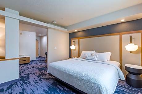 King Suite with Roll-In Shower and Sofa Bed - Mobility Access/Hearing Accessible