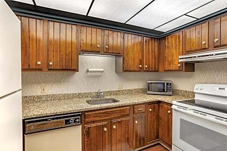 One-Bedroom Executive King Apartment with Full Kitchen and Living Room - Non-Smoking