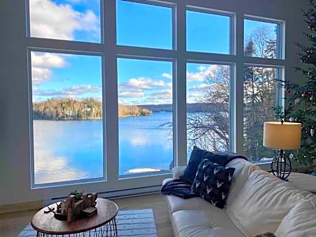 Luxury Panoramic View Waterfront-SPA-Games-Mont Tremblant