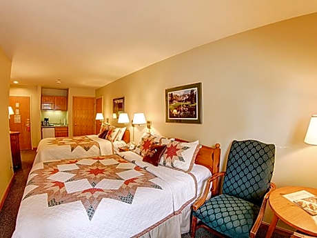 Hotel Room Two Queen Beds