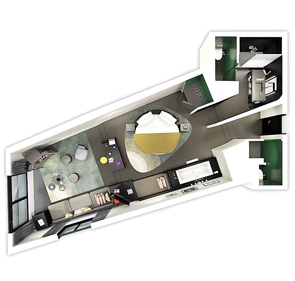 Foto 1 von 15 von Penthouse Studio 1 Bedroom 1 King Bed Suite, Canal View