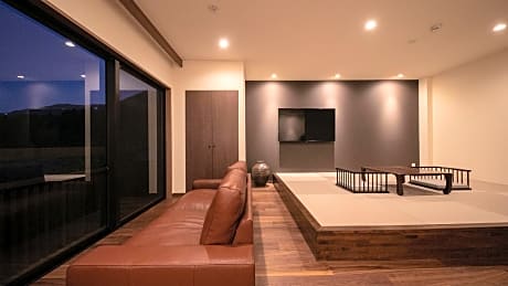 Mount Yufu View Japanese Style Suite with Open-Air Bath