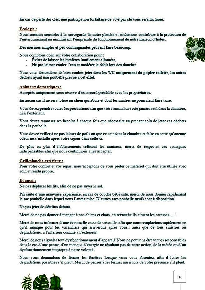 Appart d'hôtes au naturel