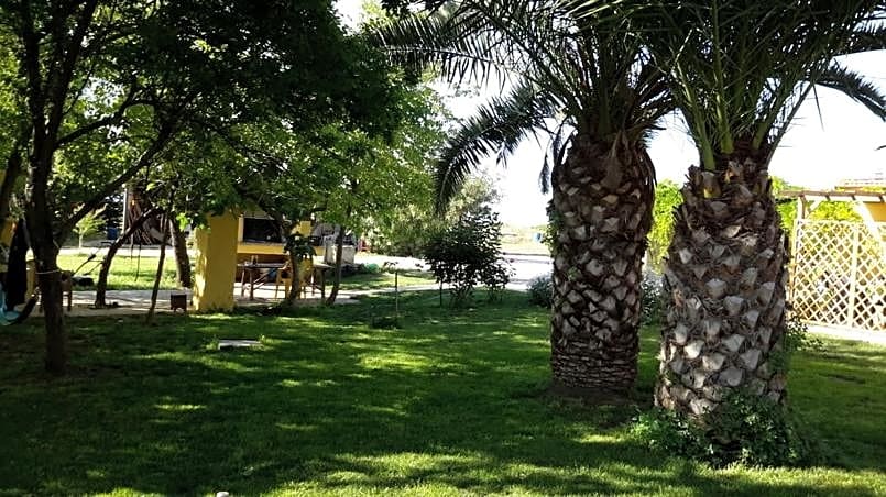 casa di campagna dal pozzo