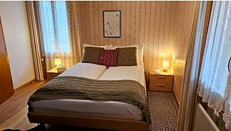 Double Room with Village and Mountain View