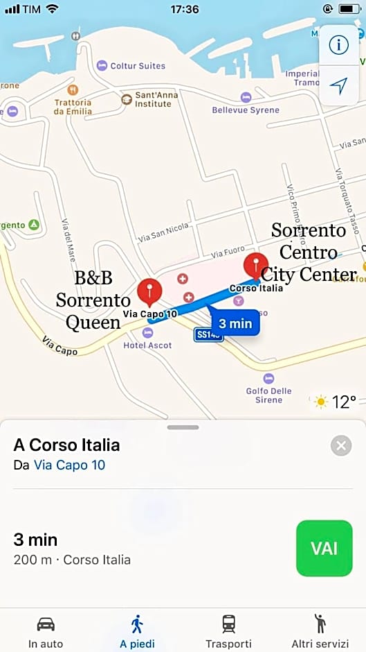 B&B Sorrento Queen