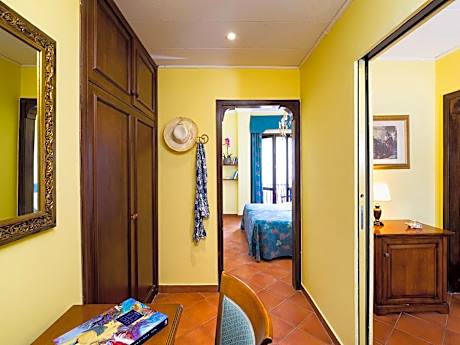 Two Connecting Double Room  with Side Sea View