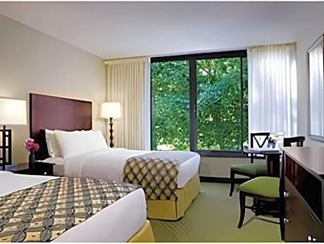 2 Double Beds Partial Ocean View Non-Smoking