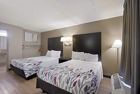 Deluxe Room with Two Full Beds Disability Access Roll-In Shower Non-Smoking