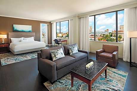 Studio, 1 King Bed with Sofa bed (1 King Bed and 1 Double Sofa Bed)