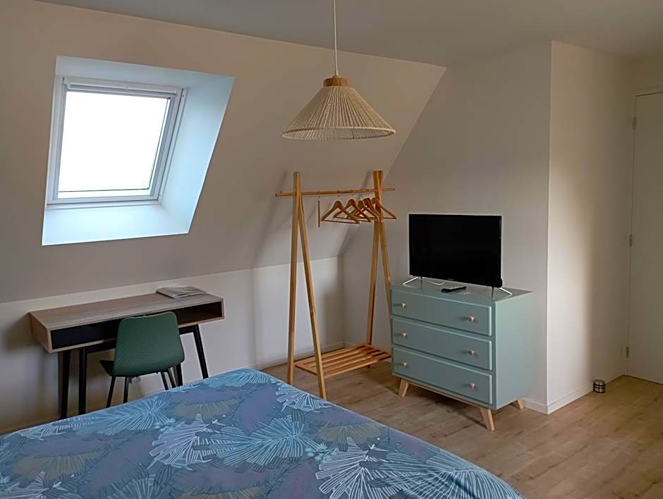Chambres d'hôtes cosy avec salle de bain privative - Wifi - cuisine partagée - Parking gratuit