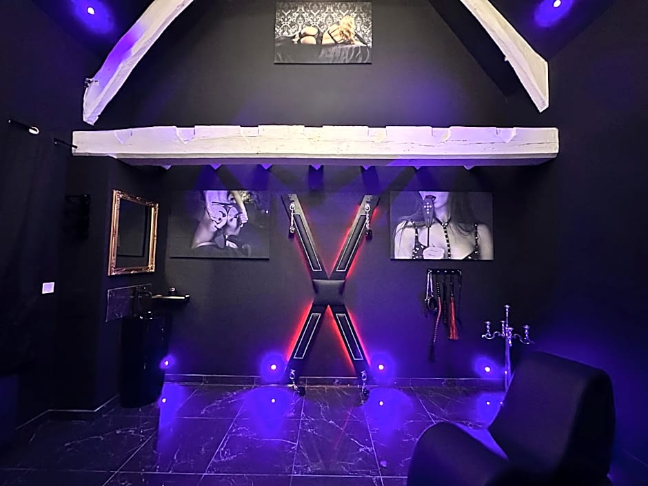 Loveroom de luxe - Thème 50 nuances de grey maison privative spa insolite