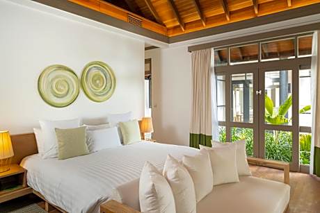 2 Bedroom Beach Residence with Family & Private Pool I Complimentary Seaplane transfer for 5 nights and more I Personal Butler & Private Beach Access I Alchemy class I One Premium Resort Experience I Non-Motorized Water Sports including Snorkeling Gear