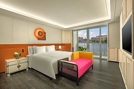 One-Bedroom King Suite with Terrace and Tower View