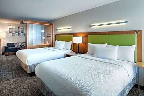 Queen Suite with Two Queen Beds and Trundle Sofa