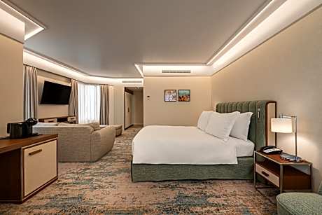 1 Queen Junior Suite Corner Room