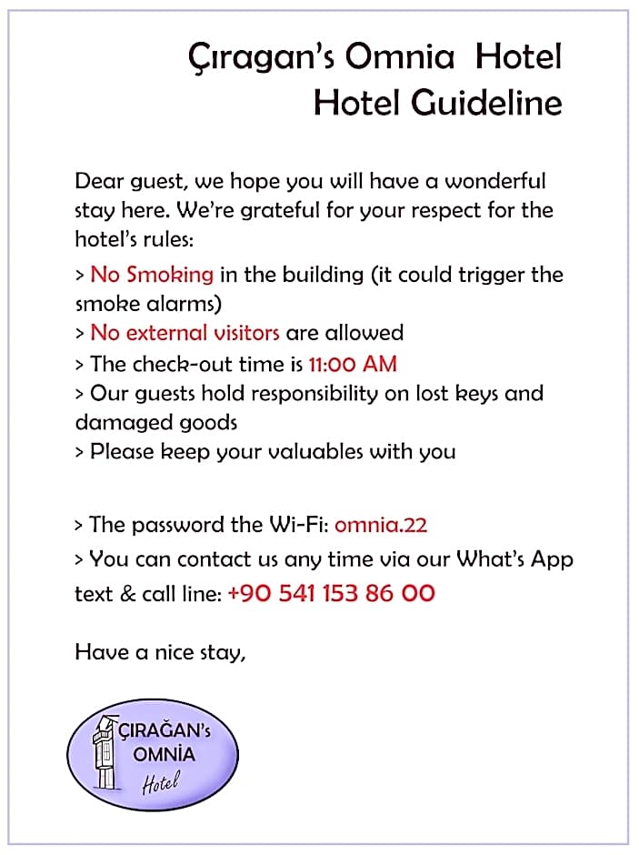 Çırağan's Omnia Hotel