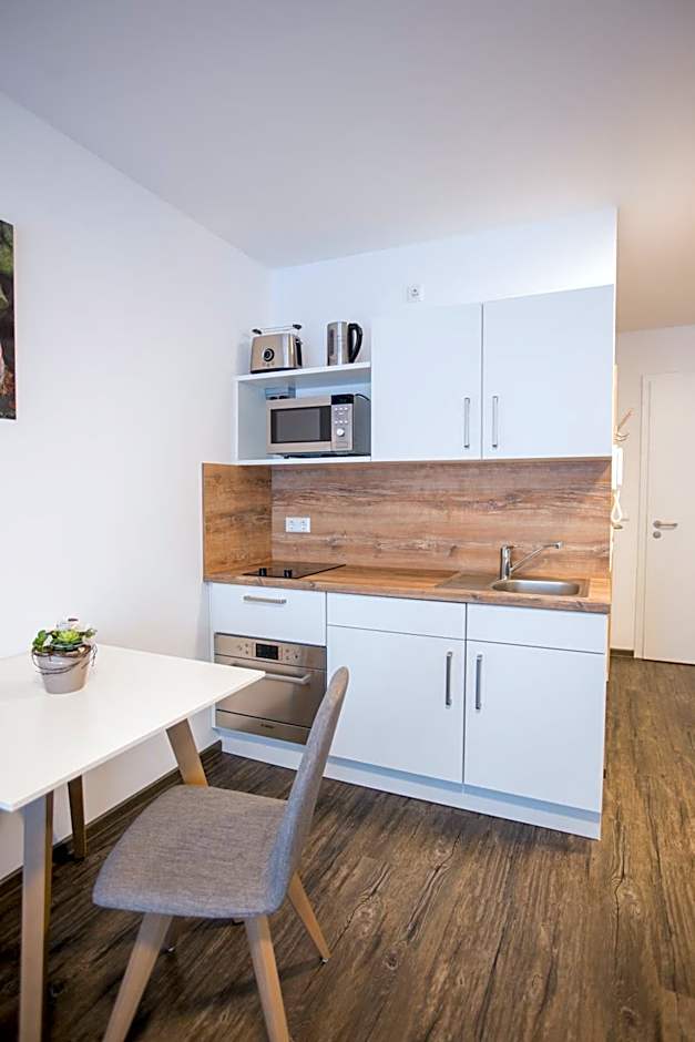 Schoko-Apartments mit Bad & Küche