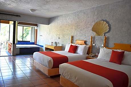 Suite with Two Double Beds with Spa Bath