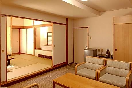 Standard Japanese-Western-Style Room with 12 Tatami, Indoor Bath, Non-Smoking