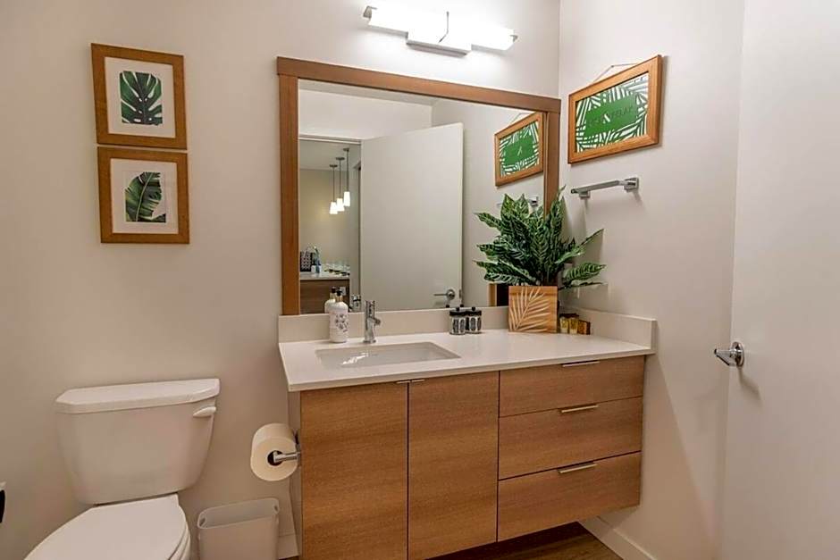 Palm Theme King Bed Paid Garage 55" 4k Smart T