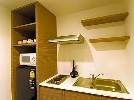 1-Bedroom Suite with King Bed and Living Room