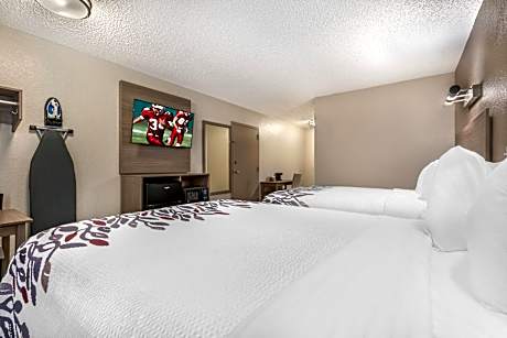 Deluxe Room with Two Queen Beds Disability Access Roll-In Shower Smoking