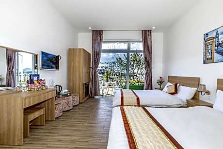 Twin Bed Mountain View