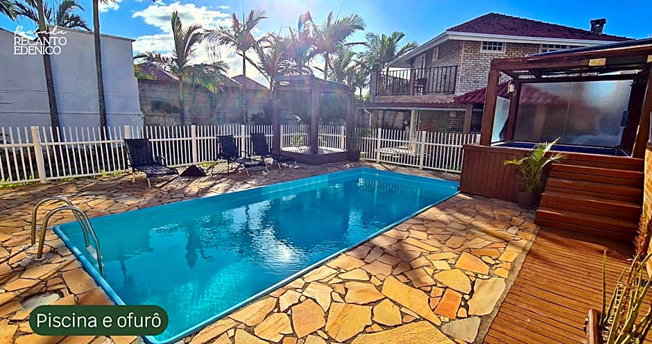 Pousada Recanto Edênico - à beira mar da Praia Ponta do Papagaio, Palhoça SC