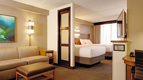 Double Room with Two Double Beds and Sofa Bed