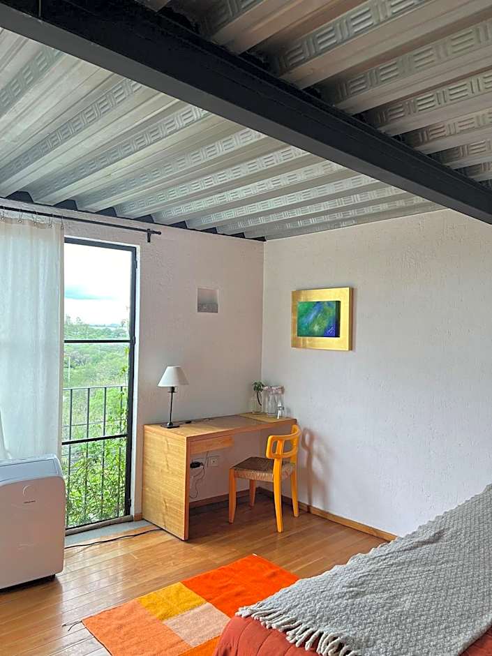 Departamento en planta baja con patio, dos habitaciones con dos ba¿os completos sala y cocina integral Vistas desde la azotea de