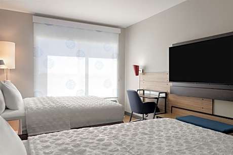 Queen Room with Two Queen Beds and Walk-In Shower
