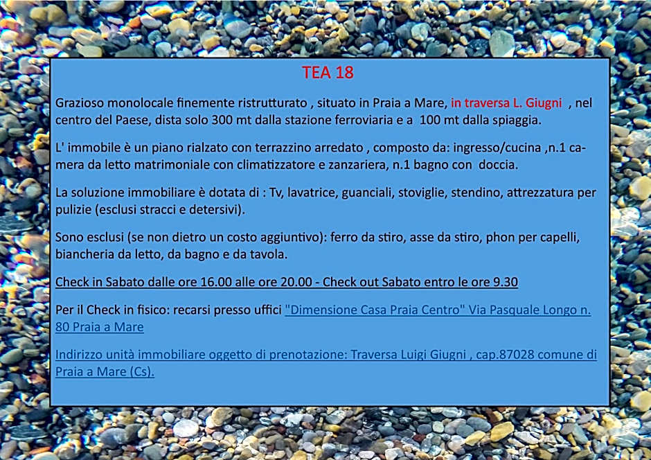 TEA Isola Dino - HOTEL & HOME - Praia a Mare