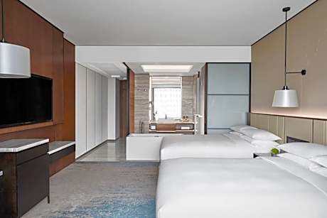 Double Room with Two Double Beds - High Floor/Executive Lounge Access