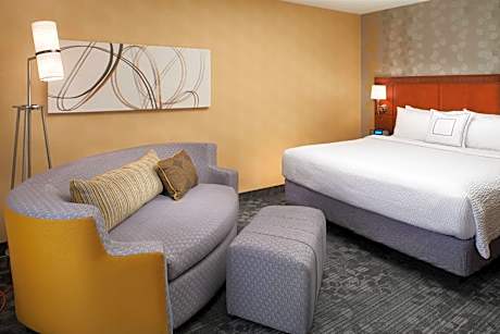 King Room with Sofa Bed and Roll-in Shower - Mobility and Hearing Accessible