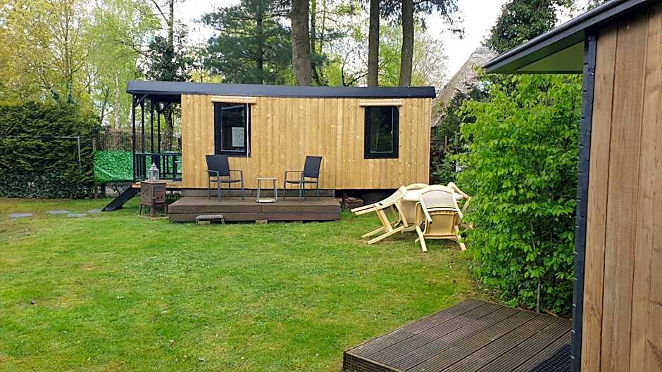 Pipowagen Bed bij Bos