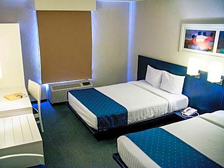 TWO DOUBLE BEDS