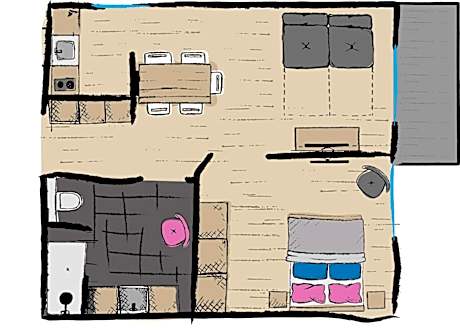 Apartment –  Zindegg