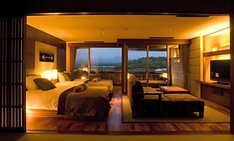 Luxury Room with Tatami Area - Tensyo Building - Half Board Included