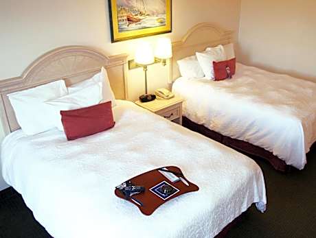 2 Queens Mobility Access W/tub Nonsmoking Microwv/fridge/hdtv/work Area Free Wi-fi/hot Breakfast Inc