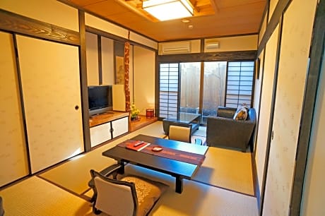Mokuren 2nd Floor Japanese-Western Style Room with 2 Semi-Double Beds and 8 and 8 Tatami