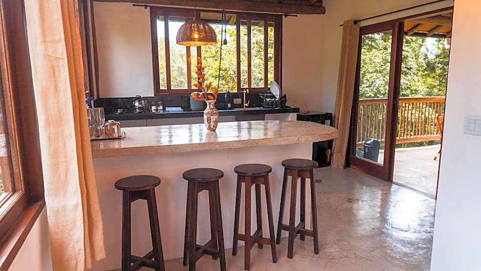 Ecocasa azul - Chalé na mata