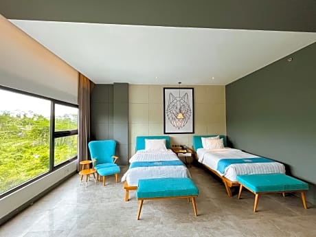 Deluxe Twin Mountain View