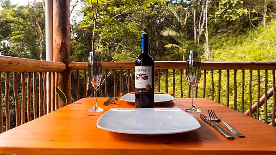 Ecocasa azul - Chalé na mata