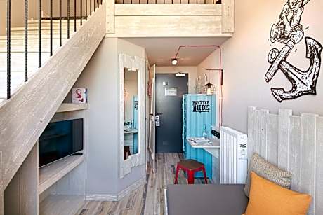 Maisonettezimmer mit Landblick