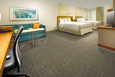 Studio, Multiple Beds (Mobility Accessible, Tub) (2 Queen Beds and 1 Double Sofa Bed)