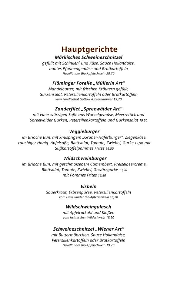 Hotel-Restaurant Alter Krug Kallinchen