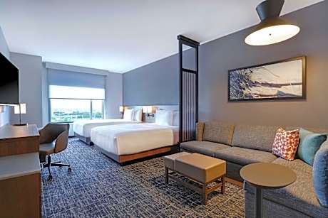 Queen Room with Two Queen Beds and Sofa Bed